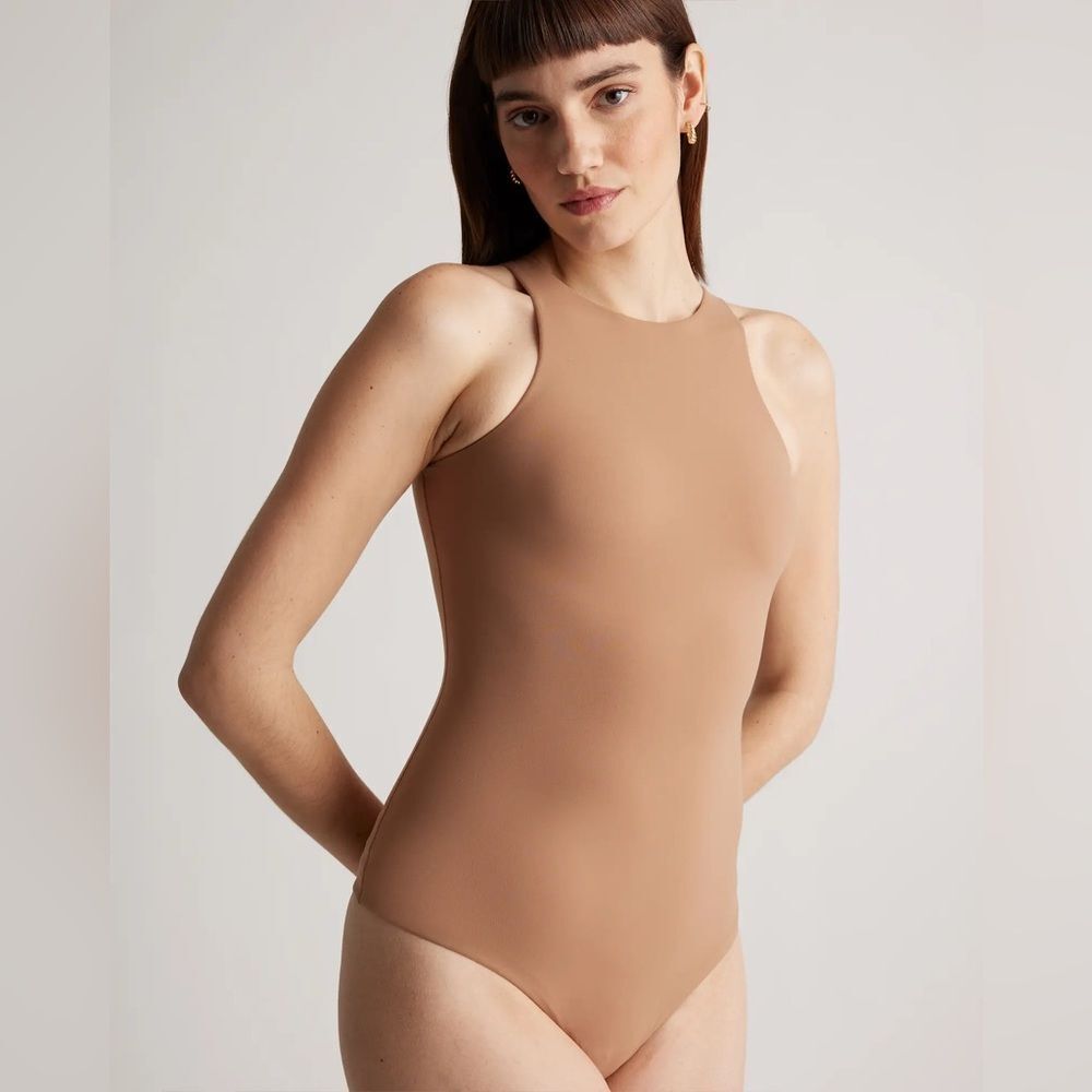 Quince Second Skin High Neck Bodysuit